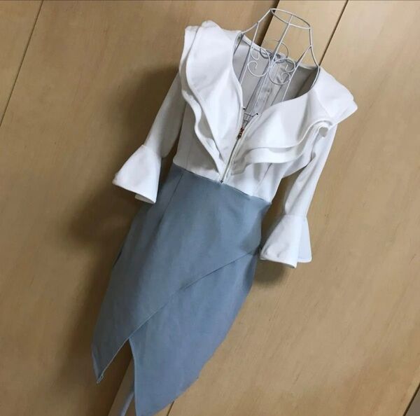 フリル キャバドレス ワンピース