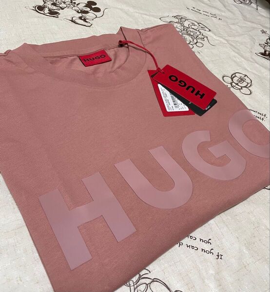 HUGOBOSS未使用メンズtシャツ XXL 2025年最新モデルラーバー プリント