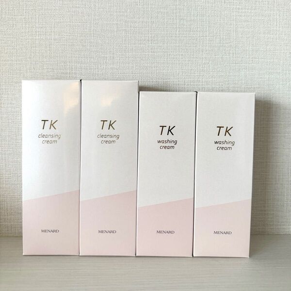 メナード TK クレンジングクリーム2点 ウオッシングクリーム2点 日本メナード化粧品
