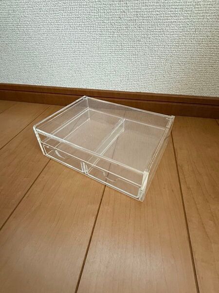 【無印良品】アクリルケース クリアケース 収納ケース 2段