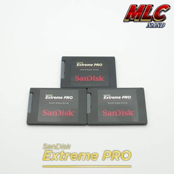 【即発送】SanDisk Extreme PRO 960GB 3個セット MLC 高耐久SSD