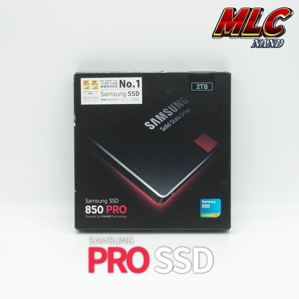 【在庫複数, 即発送】Samsung 850 PRO 2TB MZ7KM2T0 MLC 高耐久SSD