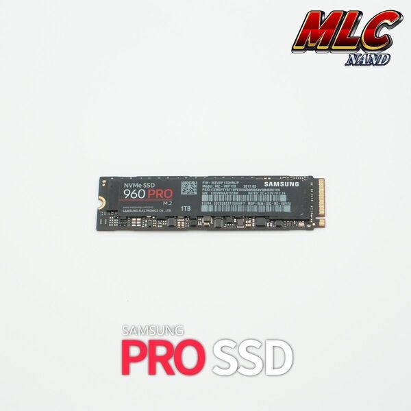 【即発送】Samsung 960 PRO 1TB 高耐久SSD MLC-NAND M.2 NVMe