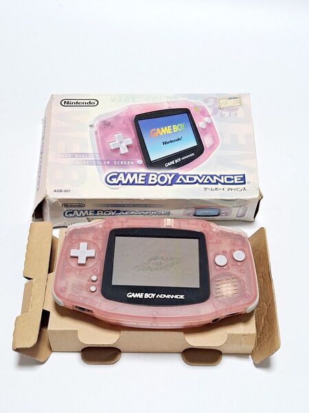 ゲームボーイアドバンス ミルキーピンク ジャンク