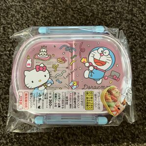ドラえもん ハローキティ お弁当箱 360ml ピンク 未使用