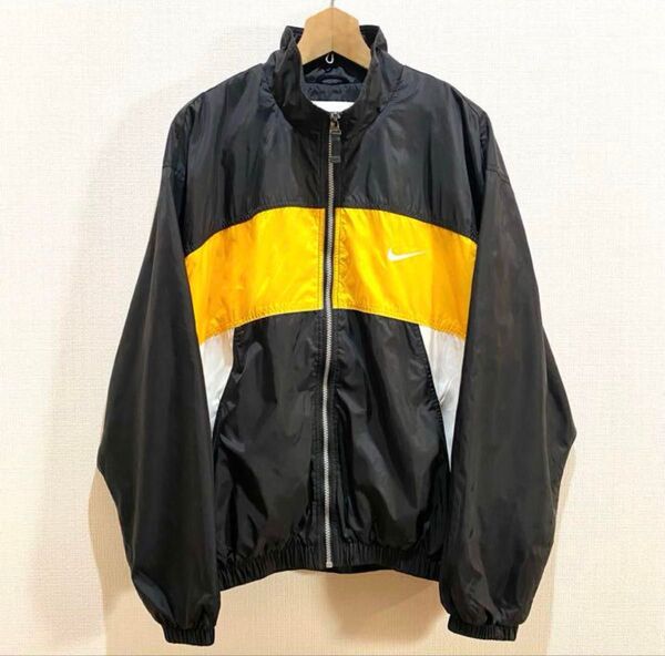 80s 90s ビンテージ NIKE ナイロントラックジャケット 白タグ 古着