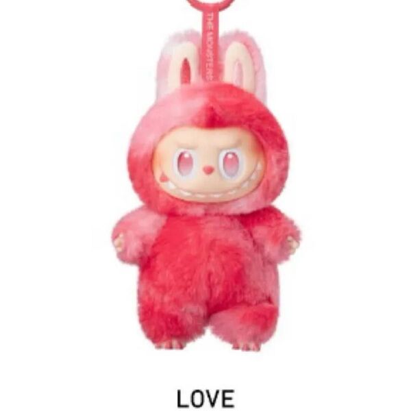 THE MONSTERS Big into Energy シリーズ ぬいぐるみ ピース LABUBU ラブブ LOVE