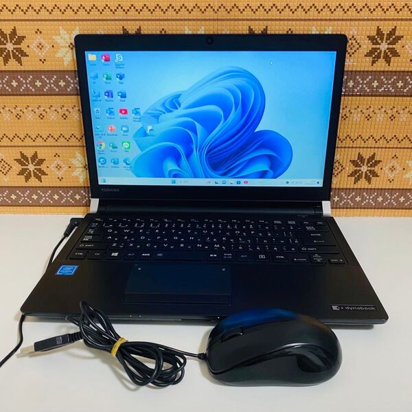 Y597 TOSHIBAノートパソコンSSDサクサクWindows11オフィス