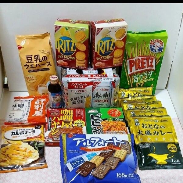 お菓子色々ASAHIノンアルコール詰合せセット