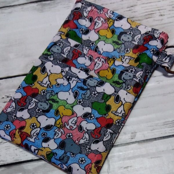 ナースポケットオーガナイザー ハンドメイド スヌーピー