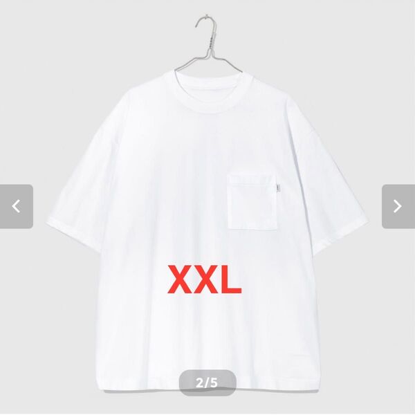 ennoy POCKET & CREW 2PACK SS T-SHIRT (WHITE) ホワイト Tシャツ XXL