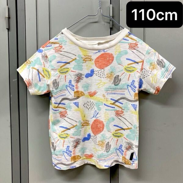 breezeブリーズ【110cm】J207140 Tシャツ カットソー お天気幾何学柄 子供服