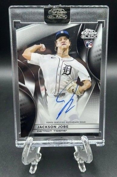 2025 TOPPS CHROME BLACK Jackson Jobe RC Auto