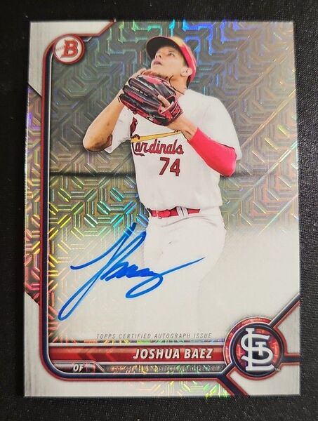 2022 Topps Bowman Chrome Mega Joshua Baez Auto