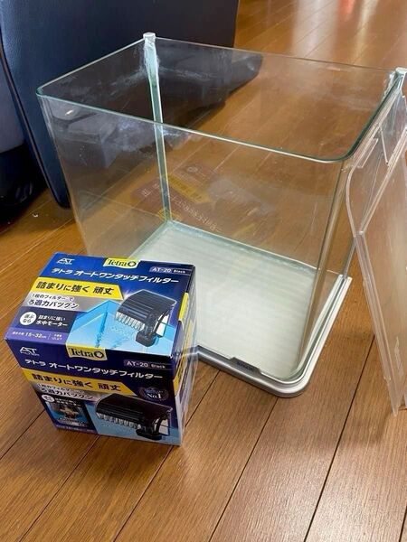 テトラ 前面曲げガラス水槽 新品フィルター付 RG-30 AT-20 Tetra