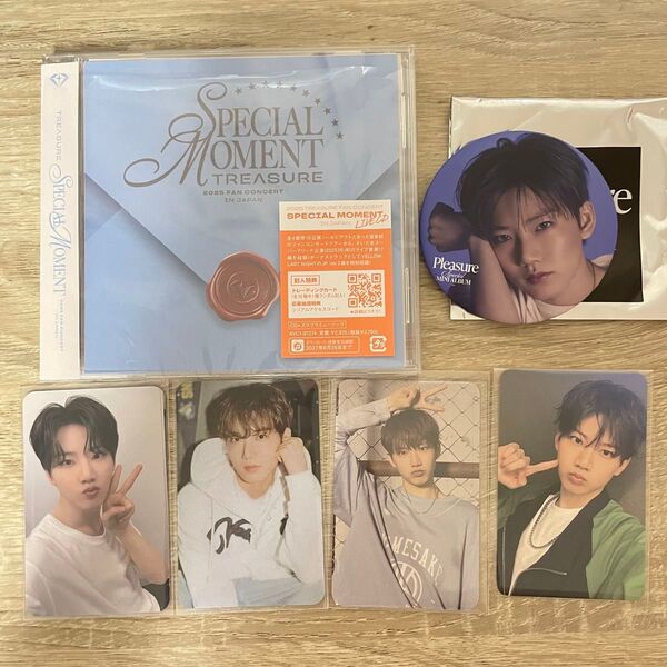 treasure ジュンギュ トレカ 缶バッチ CD セット