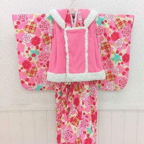 3歳七五三お着物 帽子付お被布 SEIKOMATSUDA