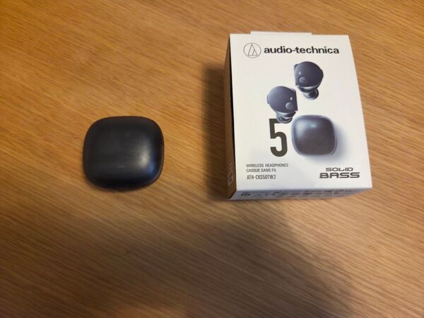audio-technica ワイヤレスイヤホン ATH-CKS50TW2 ブラック 美品