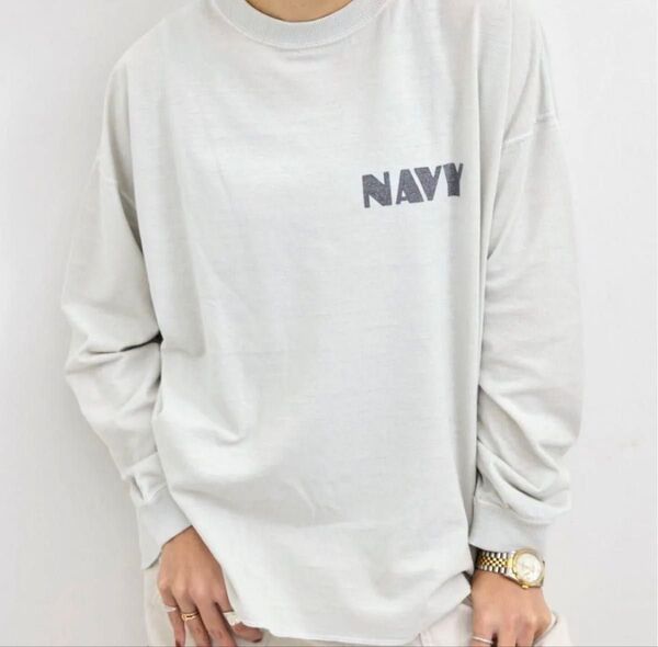 L'Appartement 【REMI RELIEF/レミレリーフ】 LONG SLEEVE TEE ホワイト