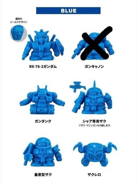 機動戦士ガンダム ガシャポン戦士SDメカ・ロボケシ Ver.FRGMT BLUEセット+おまけ
