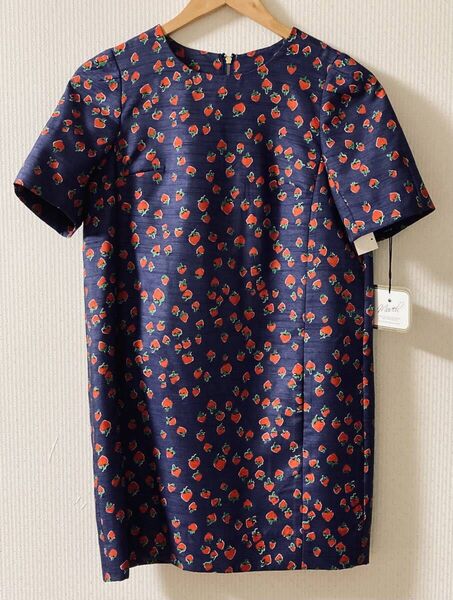 定価約3.5万円 新品 ミュベール MUVEIL イチゴ柄 ワンピース ストロベリー サイズ36