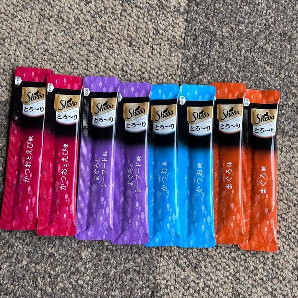 Sheba シーバ とろ〜り キャットフードおやつ 8パックセット
