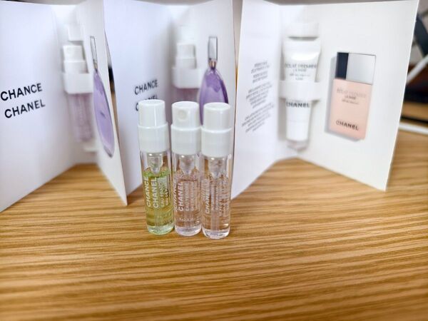 シャネルCHANEL チャンス 1.5ml お試し サンプル 香水 メイクアップ 下地
