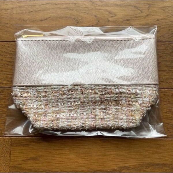 ポーチ 小物入れ 化粧品入れ コスメケース ファスナー まち付き ピンク系