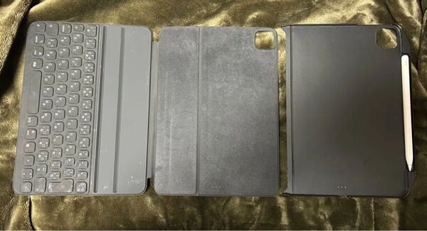【美品】Apple Smart Keyboard Folio(iPad11インチ用) MOFTケース/他社ペンシル付き