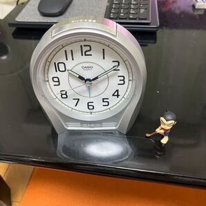 カシオ TQ-217-8JF 目覚まし時計 軽量 シンプル