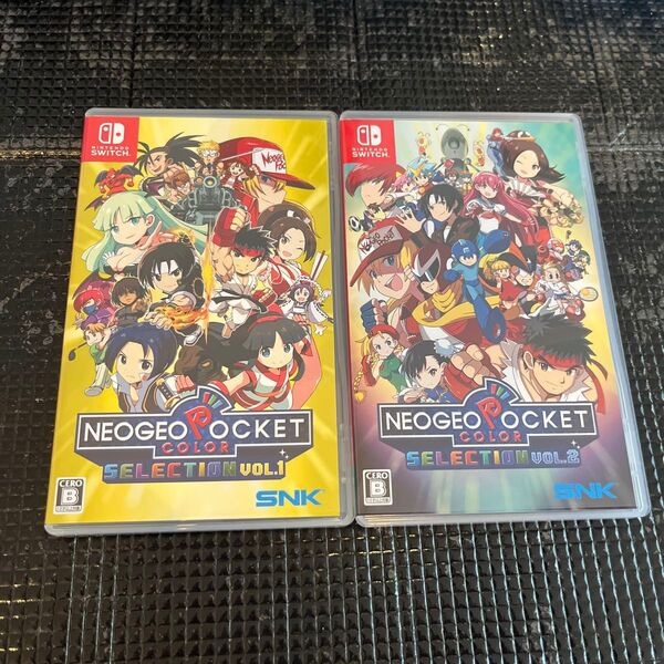 【Switch】 2点 NEOGEO POCKET COLOR SELECTION Vol.1、ネオジオ ポケット Vol2