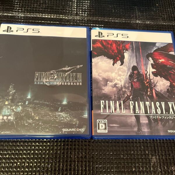 PS5 2点セット ファイナルファンタジーVII リメイク インターグレード、ファイナルファンタジー xvi