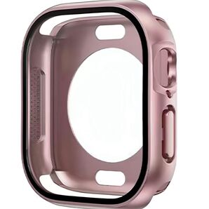 Apple Watch カバー 45mm用 ローズゴールド フルカバー 保護ケース