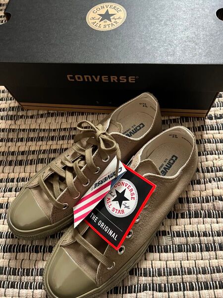 新品 CONVERSE コンバース スニーカー オールスター カーキ アーミーシューズ 6.5/25cm