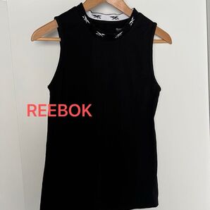 リーボック タンクトップ トップス ノースリーブシャツ 黒 Reebok