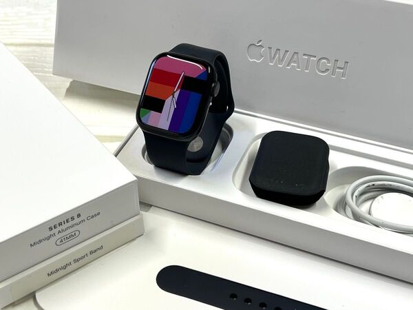Apple Watch Series 8 41mm ミッドナイト アルミニウム アップルウォッチ GPS シリーズ8