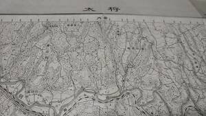 　古地図 　狩太　北海道　地図　資料　５８×４６cm　大正６年測量　大正９年発行 書込み