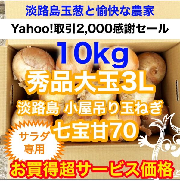 <サラダ専用大玉10kg>淡路島産 玉ねぎ たまねぎ 玉葱 タマネギ