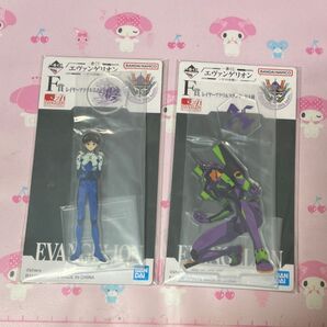一番くじ エヴァンゲリオン ヤマト作戦 F賞 レイヤーアクリルスタンド 碇シンジ 初号機 2点セット