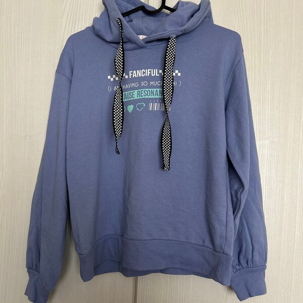 パーカー ブルー系カラー kids160サイズ