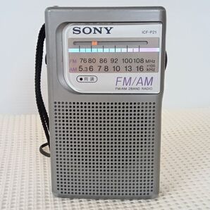 SONY FM/AM ハンディーポータブルラジオ ICF-P21