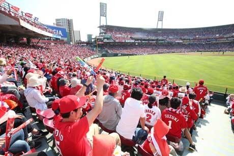 マツダスタジアム 広島東洋カープ 読売ジャイアンツ戦 8/27 外野ライト