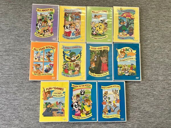 ディズニー英語システム Zippy DVD DWE with Zippy and his friends DVD11枚