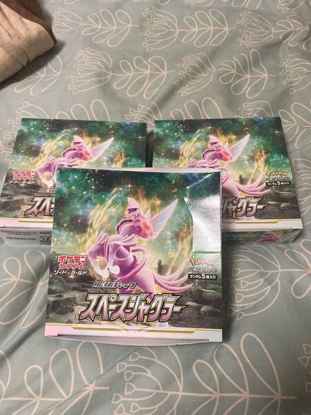ポケモンカードゲーム ソード&シールド スペースジャグラー 3box