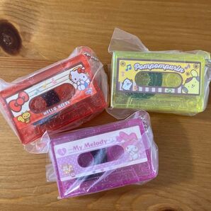 サンリオ ガチャガチャ カセットテープ マイメロ キティ ポムポムプリン