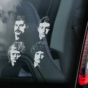 ◆送無【Queen クイーン ③】外張り カーステッカー 120×100mm 外貼り カー ステッカー ウインドウ シール Rockバンド クィーン M3 3038