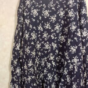 スタディオクリップ★レーヨン混ブラウス