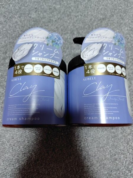 ピコモンテ クレイクリームシャンプー フルーティフローラルの香り 450g×2個