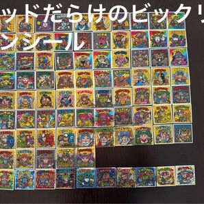 ヘッドだらけのビックリマンシール