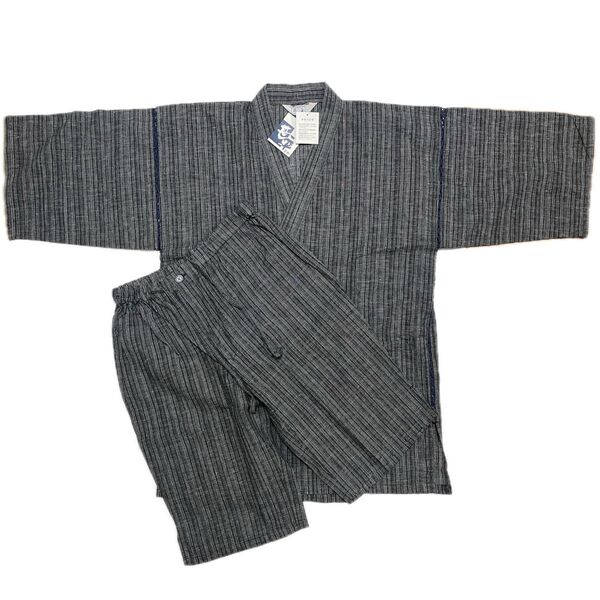 未使用 タグ付 美品 甚平 Lサイズ 上下セット セットアップ じんべい ルームウェア 部屋着 和服 夏物 和装 花火大会 お祭り
